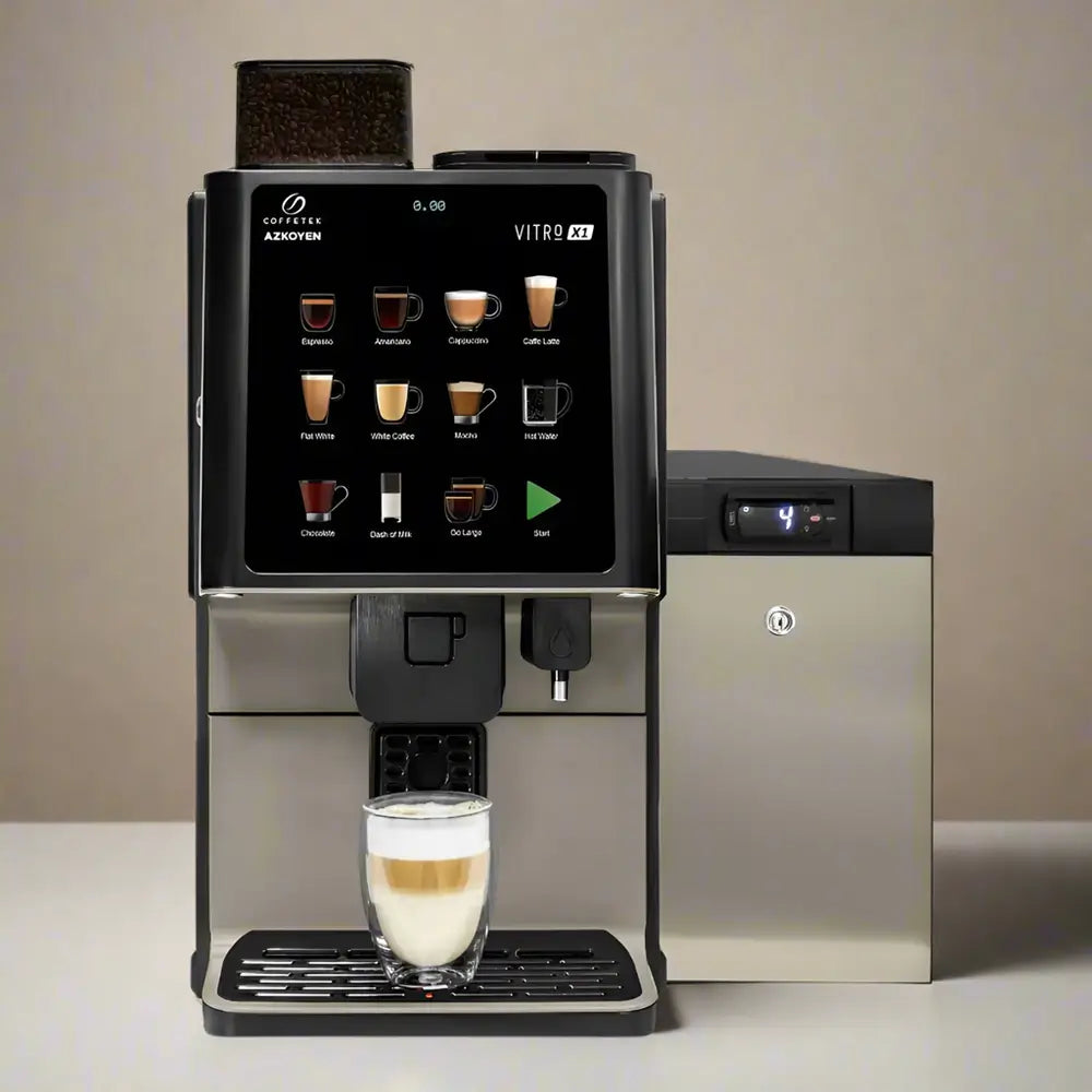 Coffetek Vitro X1 MIA Espresso Machine inc. Smart Milk Fridge - Bean-to-Cup