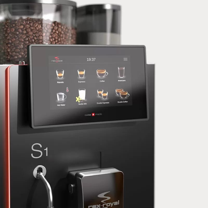 Rex-Royal S1 Bean-to-Cup Automatic Espresso Coffee Machine | 100 Cups Per Day